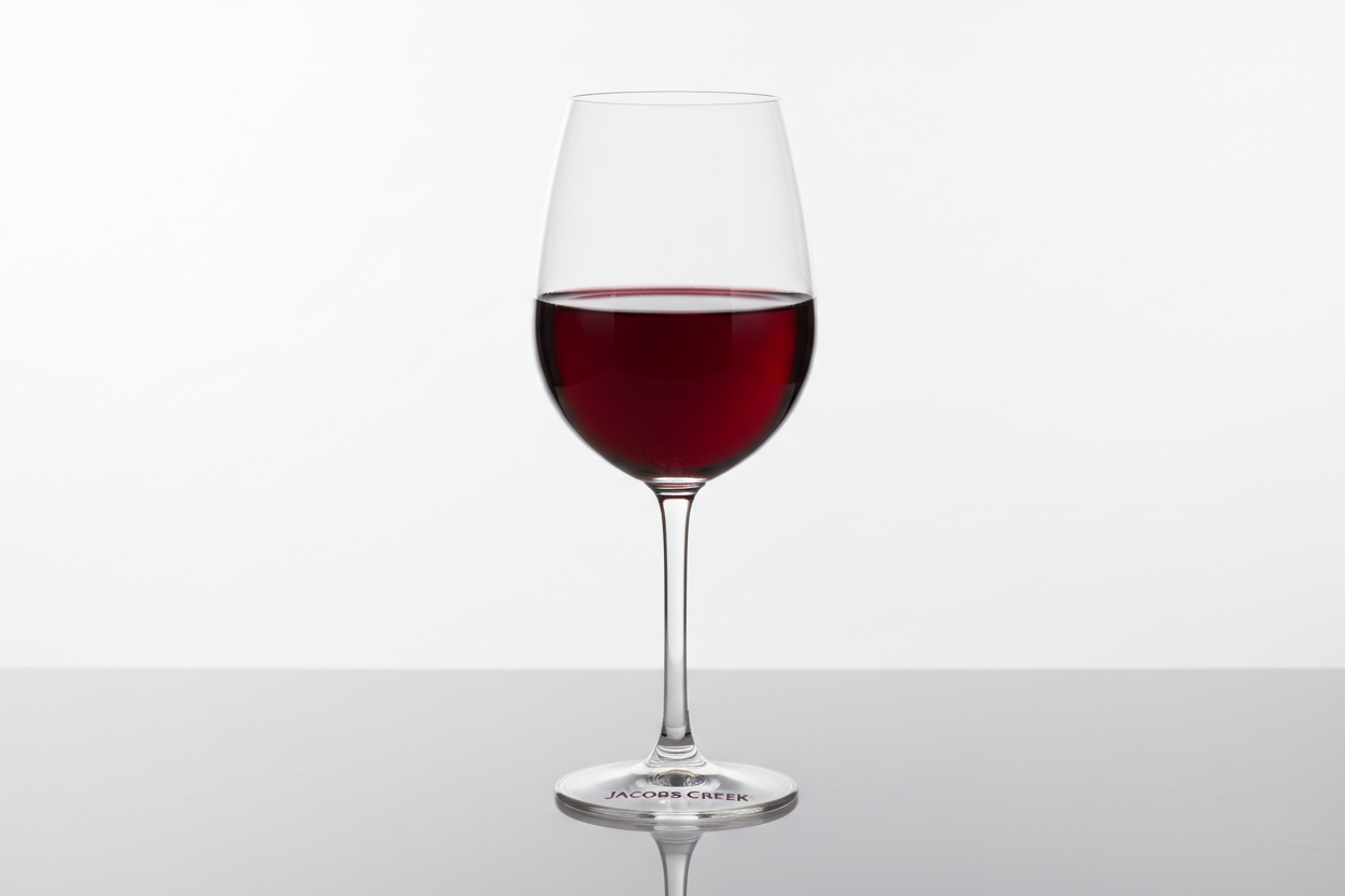 Red wine Jacobs Creek Shiraz Cabernet Gl