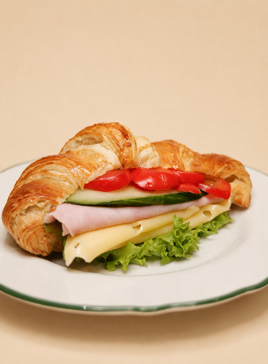 Croissant påsmurt