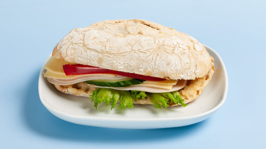 Ciabatta w/Cheese and Ham