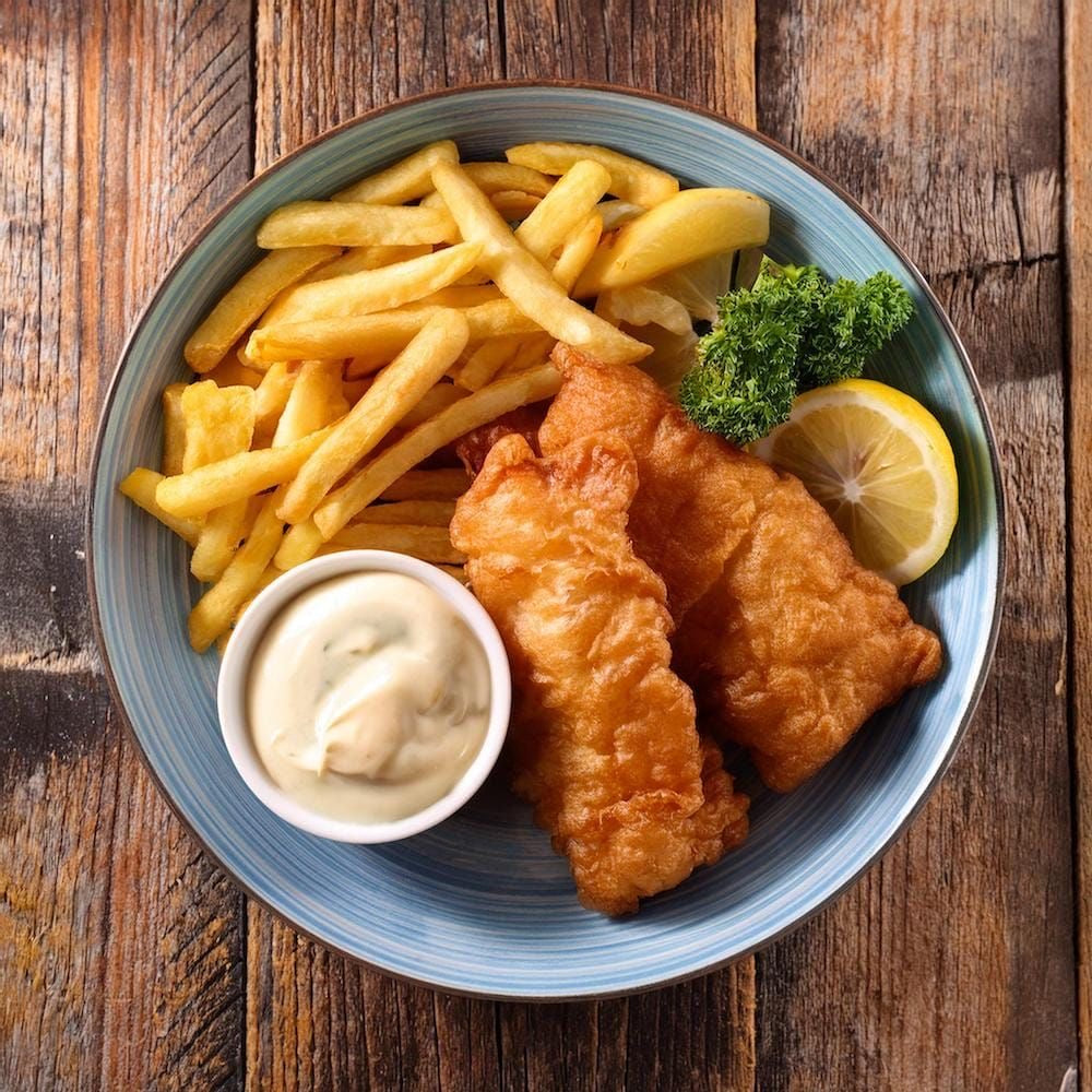 Fish &amp; Chips w/ French fries