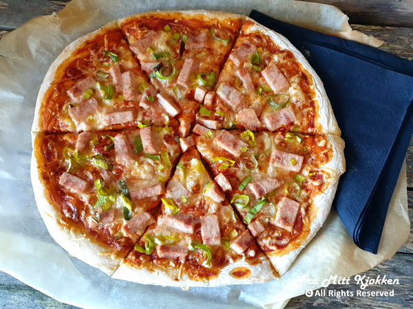 Klassisk Ost & Skinke Porsjonspizza