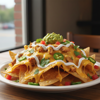 Kylling Nachos square image