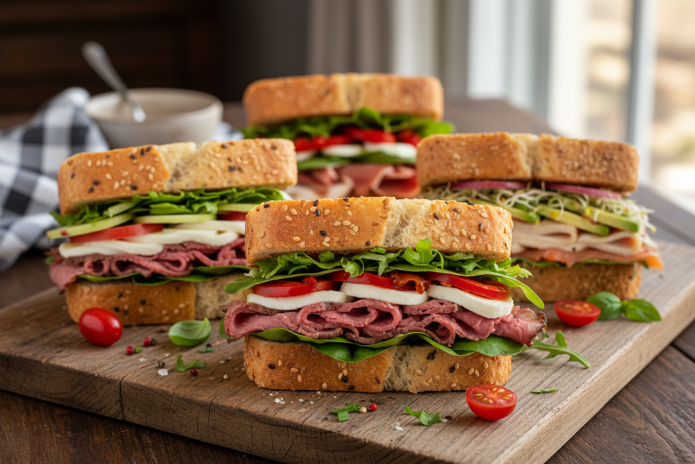 Nice looking sandwitches