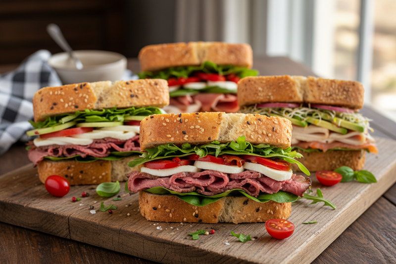 Nice looking sandwitches